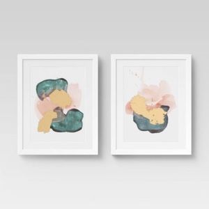 NWT (Set of 2) 16" x 20" Abstract with Foil - Project 62™